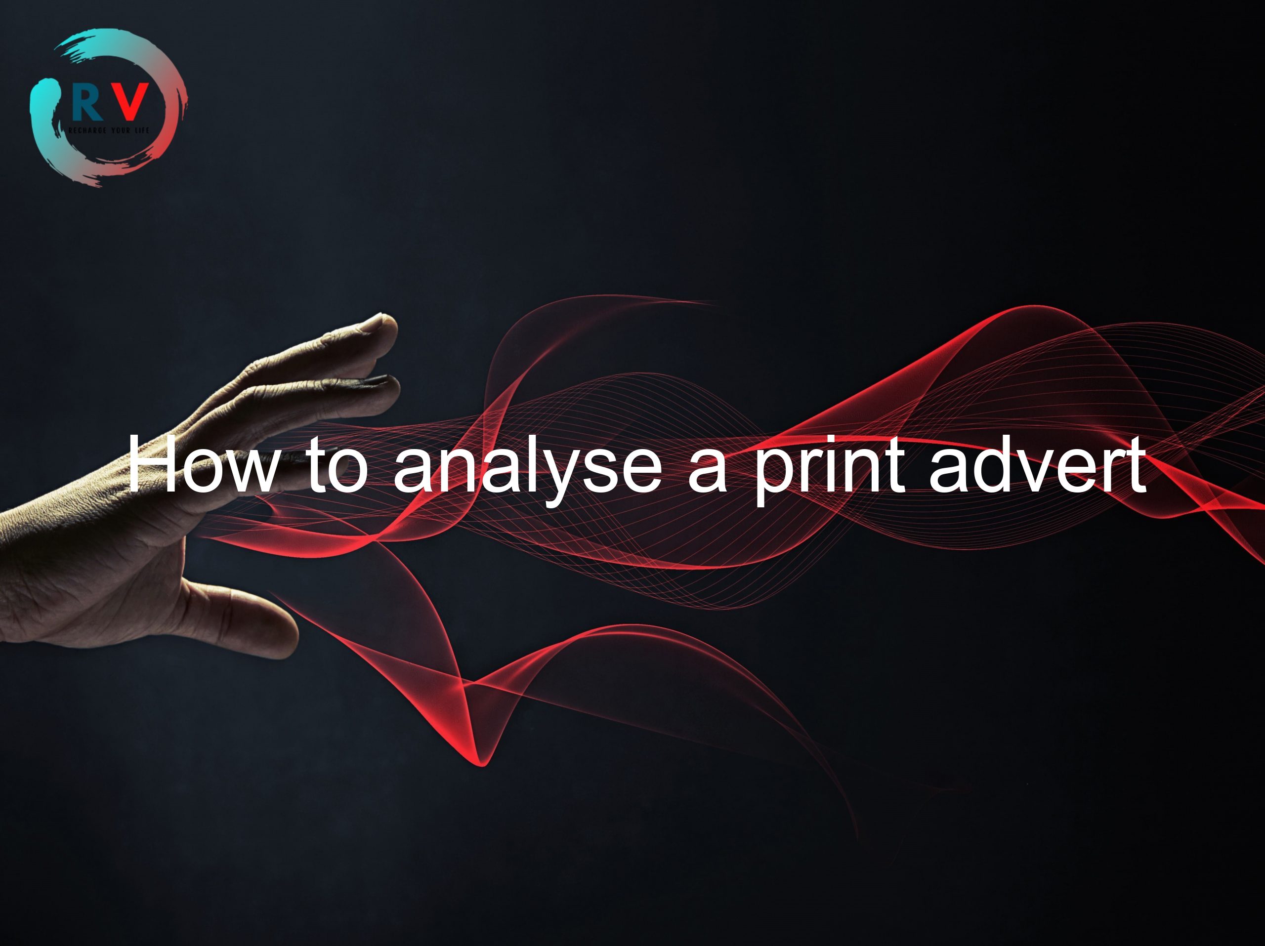 How to analyse a print advert