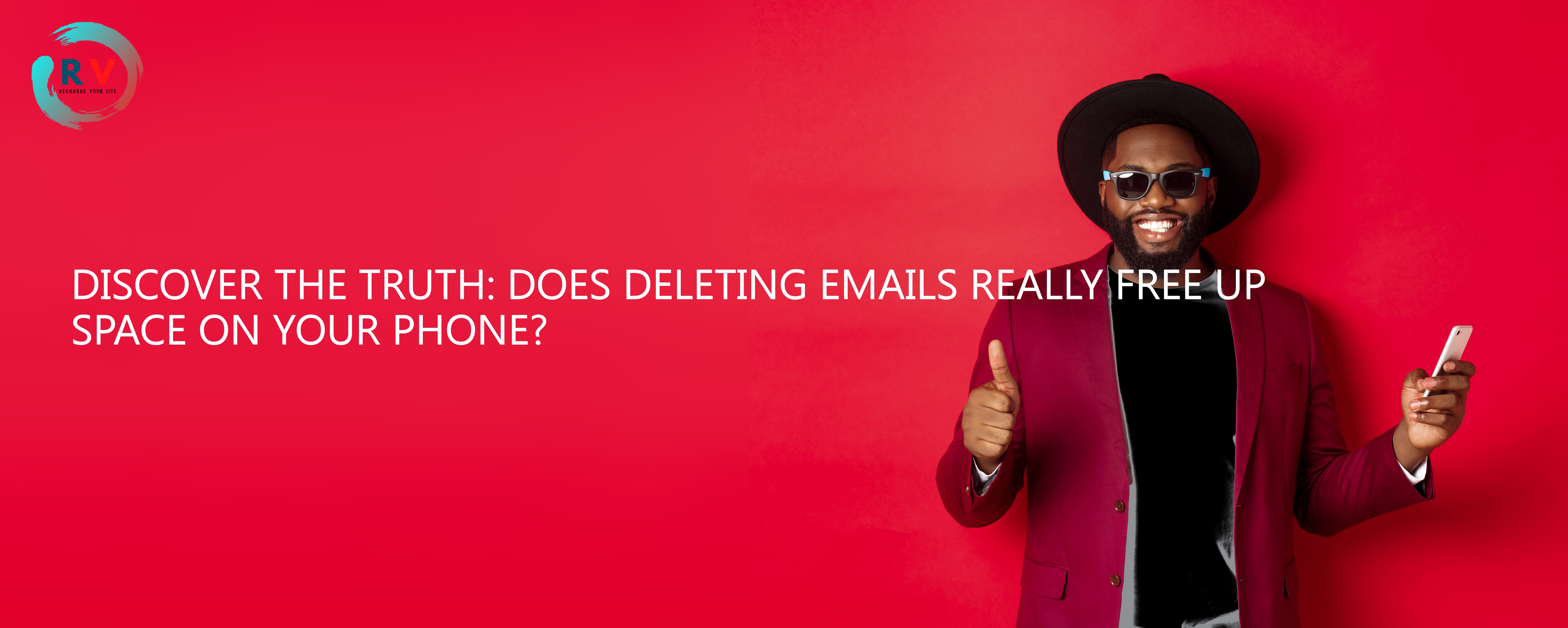 Does deleting emails free up space on your phone?